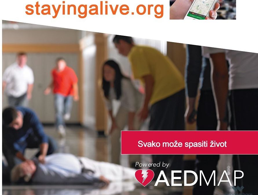 Nova mobilna aplikacija na hrvatskom jeziku za automatske defibrilatore